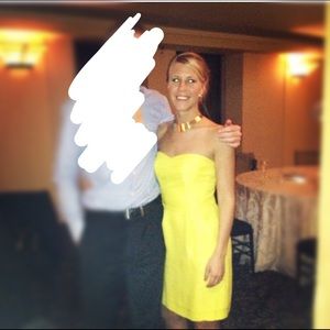 Rebecca Taylor Saks Fifth Ave Yellow Dress